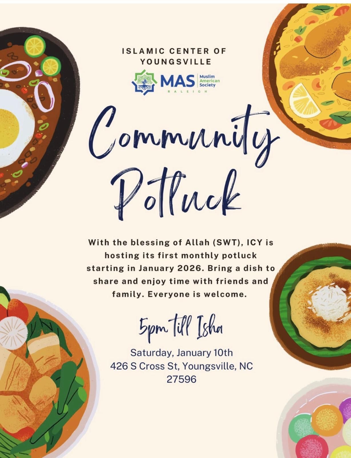 ICY community potluck